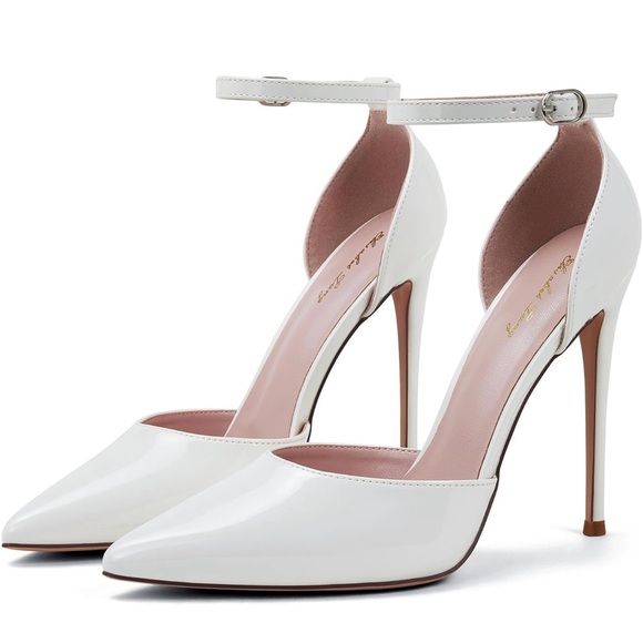 ✨ NWT ✨ D’Orsay Stiletto Heels – White – Size 8.5 ✨ - Picture 1 of 11